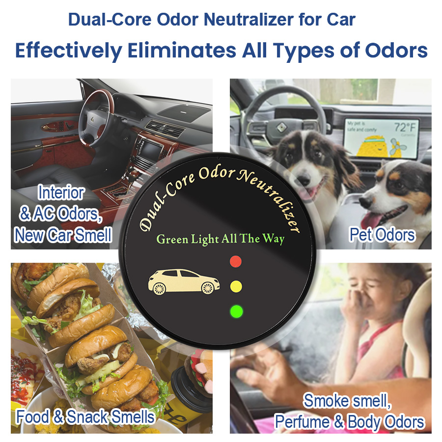 차량용 공기청정기, 필터가 필요 없는 USB 플러그 앤 - Odor Eliminator Car 리뷰 및 가격