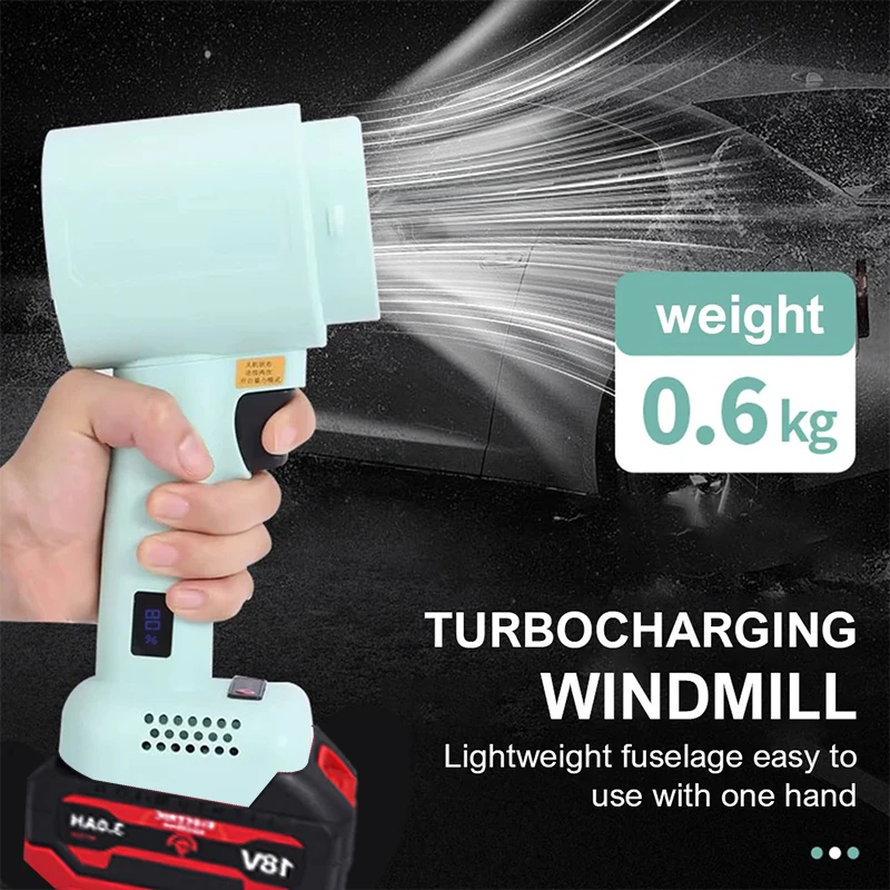브러시리스 강력 에어 블로워 1600g 추력 무선 자동 - Dryer Car Blower 리뷰 및 가격