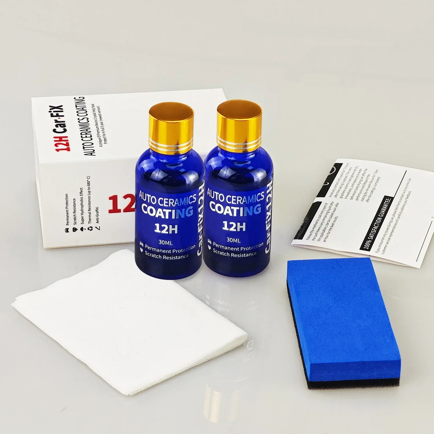 2개입 12H 자동차 코팅 광택 왁스 스크래치 방지 페 - Car Wax Ceramic Coating 리뷰 및 가격