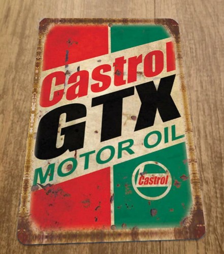 빈티지 캐스트롤 GTX 모터 오일 광고 금속 벽걸이 간 - Castrol Oil Gtx 리뷰 및 가격